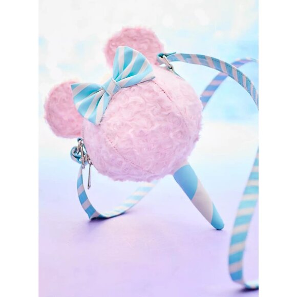 NWT Loungefly Disney Minnie Mouse Cotton Candy Crossbody - Picture 2 of 5